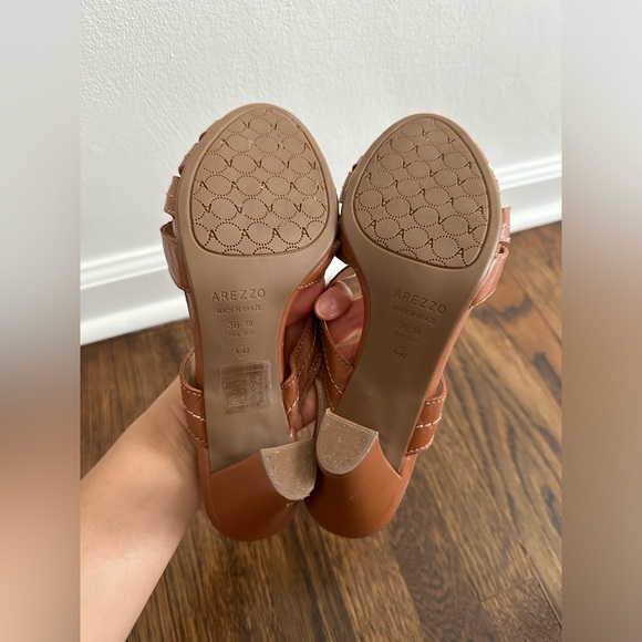 Arezzo Heel Sandals - Brown - Picture 6 of 6